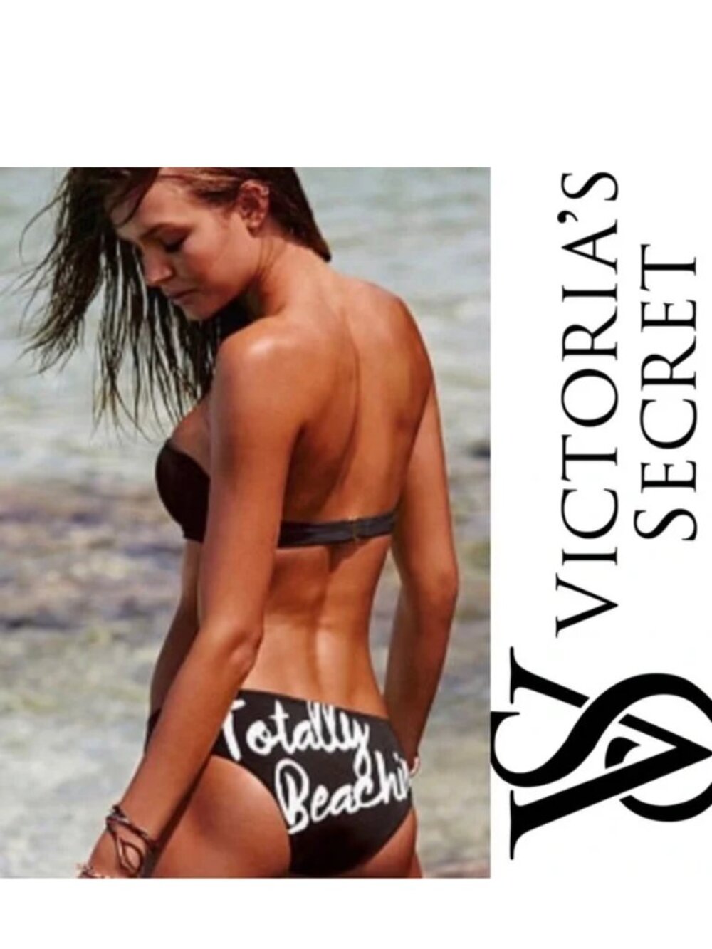 Victoria’s Secret | “Totally Beachin” The Cheeky Hipster Bikini Bottoms | Large